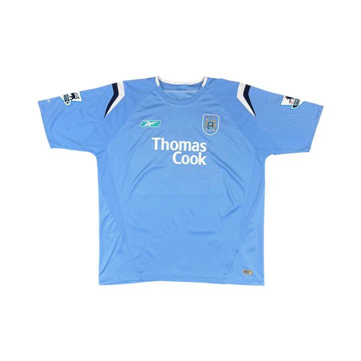 2004-05 Manchester City Reebok Home Shirt FOWLER #8 - 9/10 - (XL)