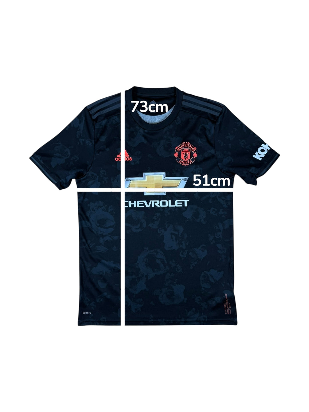 2019/20 Manchester United Adidas Player Authentic Third Shirt - 9/10 - (M)