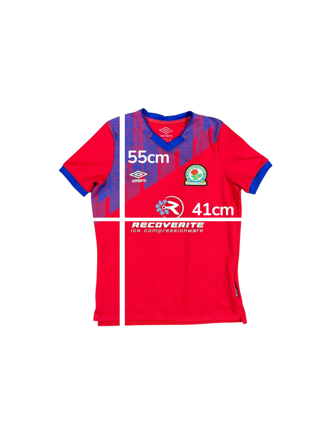 2020-21 Blackburn Rovers Umbro Away Shirt - 9/10 - (11-12 Years)