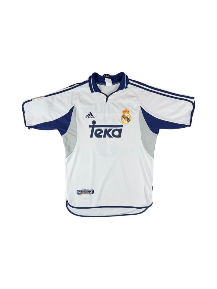 2000/01 Real Madrid Adidas Home Shirt #3 R. CARLOS - 8/10 - (S)