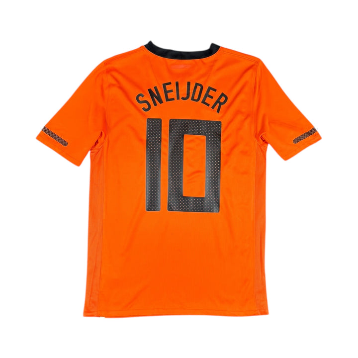 2010-11 Netherlands Nike Home Shirt #10 SNEIJDER Player Authentic - 8/10 - (S)