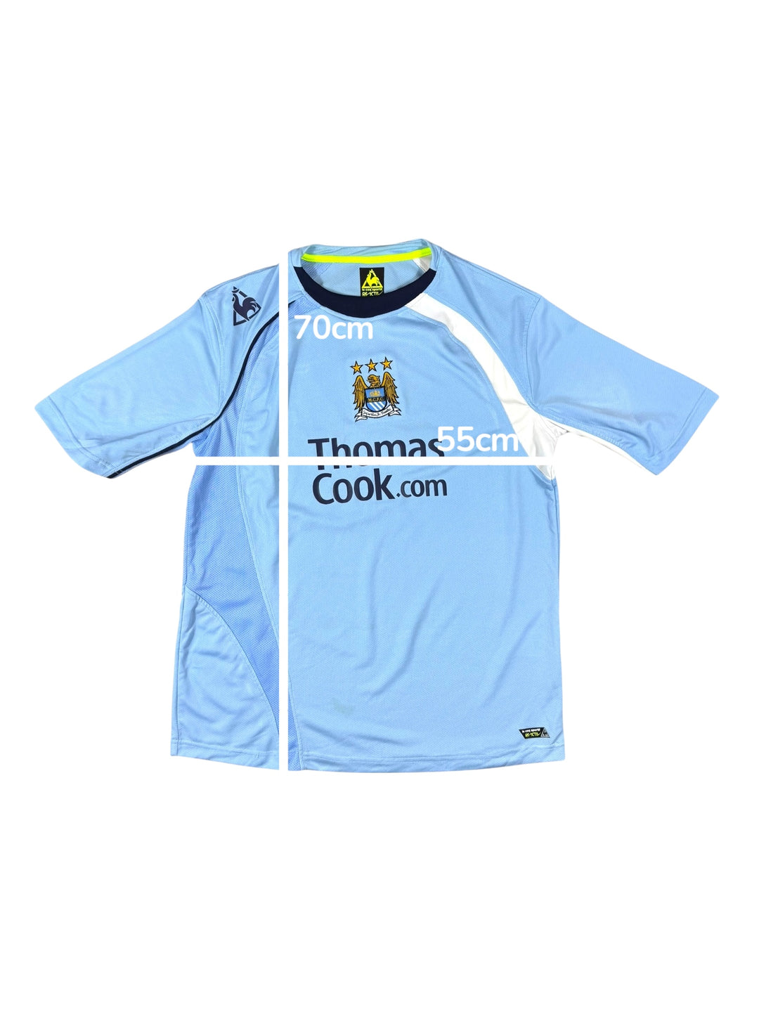 2008/09 Manchester City Le Coq Sportif Home Football Shirt - 7/10 - (XL)