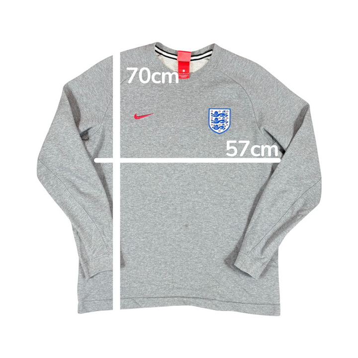2018-19 England Nike Sweat Jumper - 8/10 - (L)
