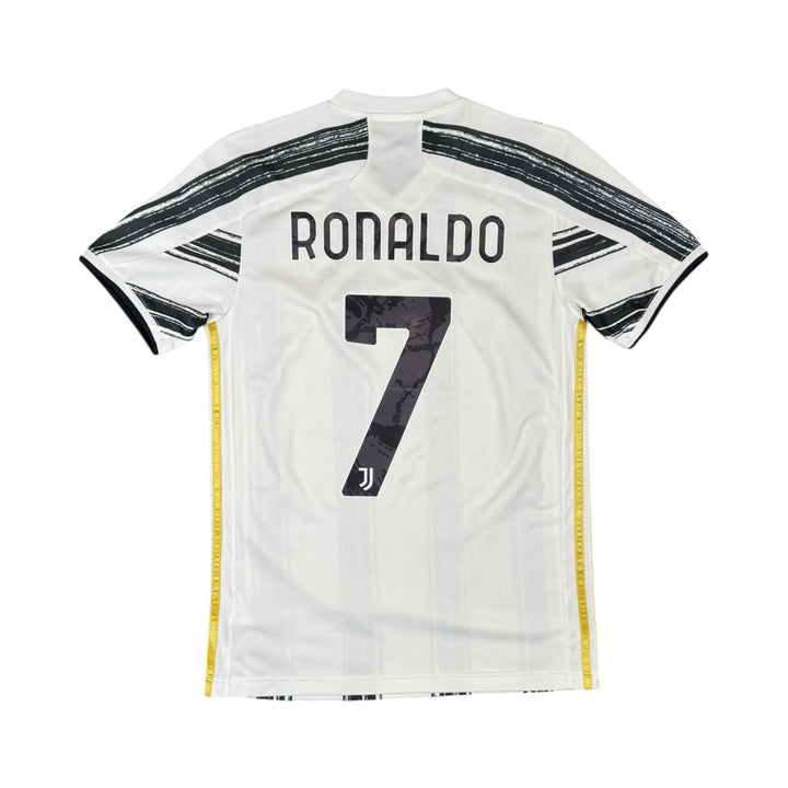 2020-21 Juventus Adidas Home Shirt RONALDO #7 - 9/10 - (S)