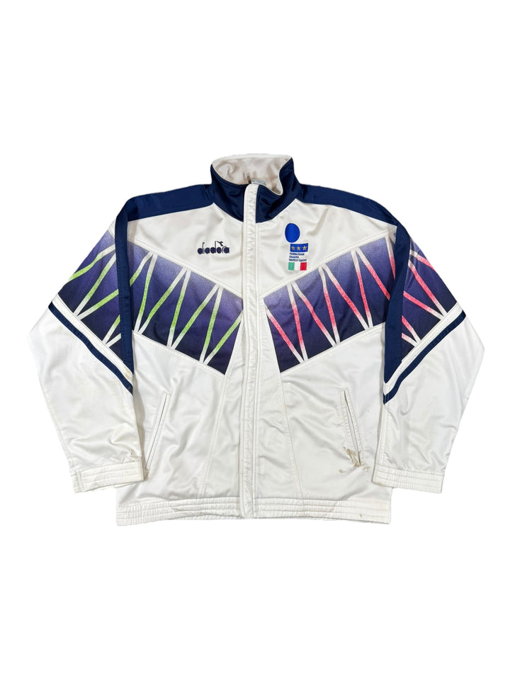1994 Italy Diadora Football Track Jacket - 4/10 - (XL)