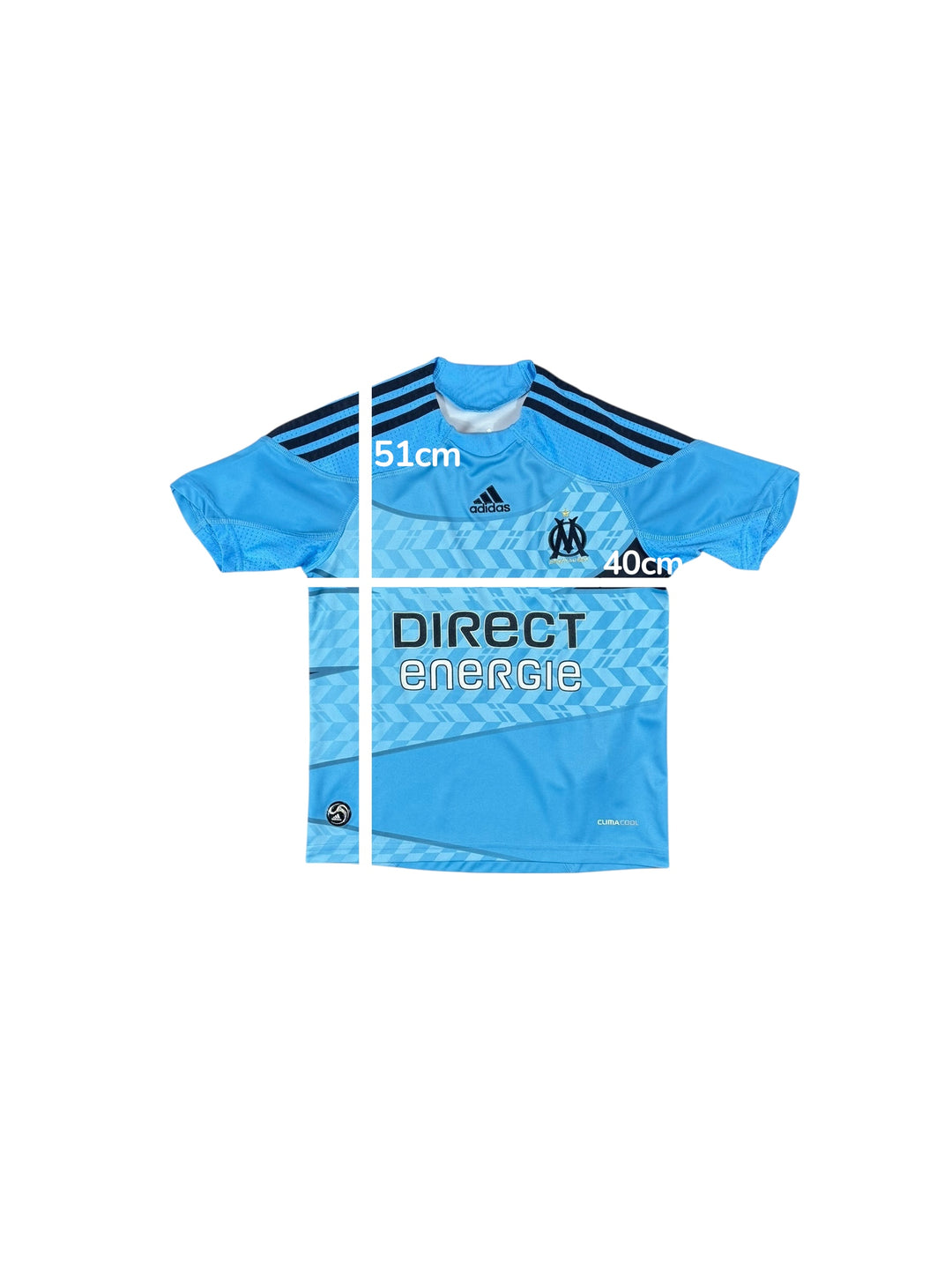 2009-10 Marseille Adidas Away Shirt - 8/10 - (7-8 Years)