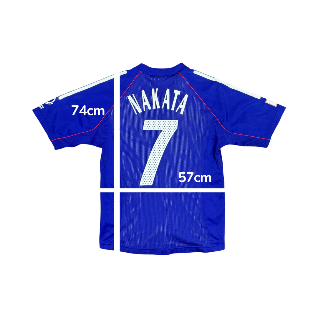 2002-04 Japan Adidas Home Shirt Player Authentic #7 NAKATA - 8/10 - (L)
