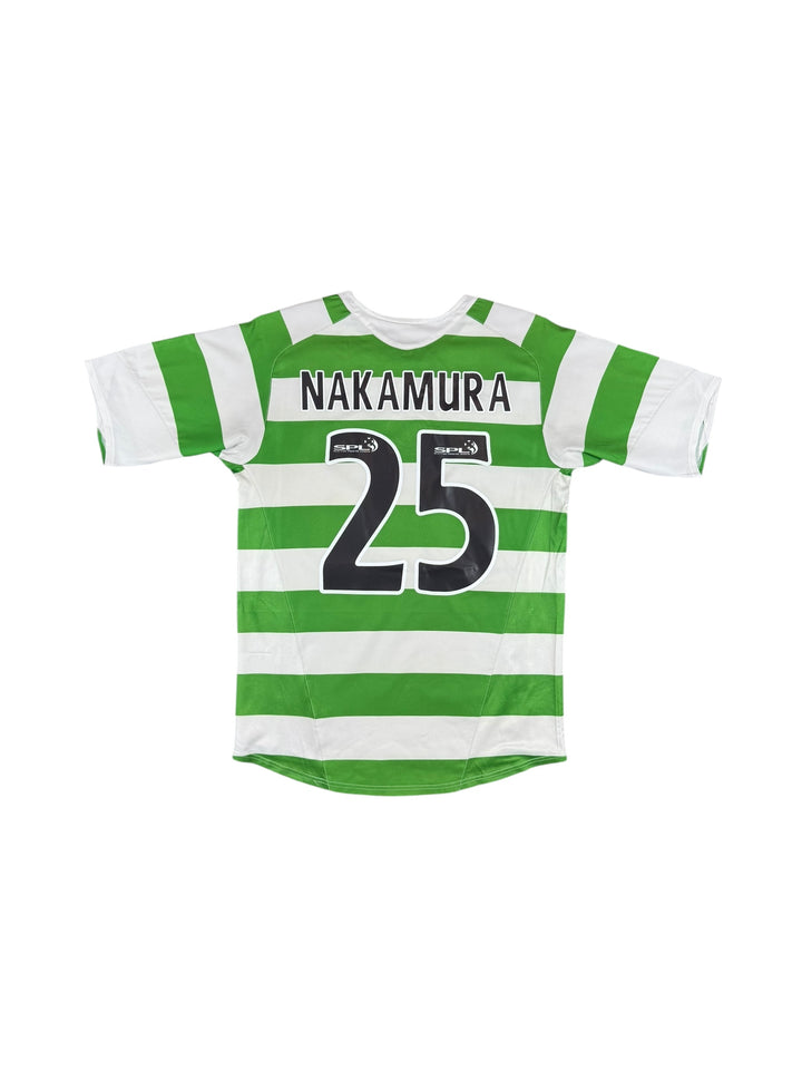 2005-06 Celtic Nike T90 Home Shirt #25 NAKAMURA - 8/10 - (L)