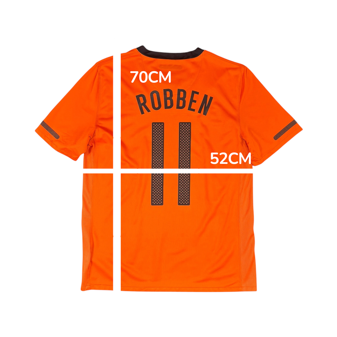 2010-11 Netherlands Nike Home Shirt ROBBEN #11 - 8/10 - (M)