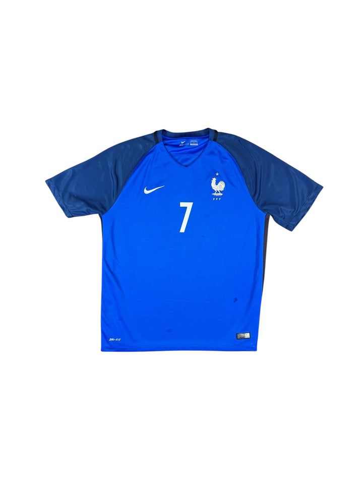 2016-17 France Nike Home Shirt #7 GRIEZMANN - 7/10 - (XL)