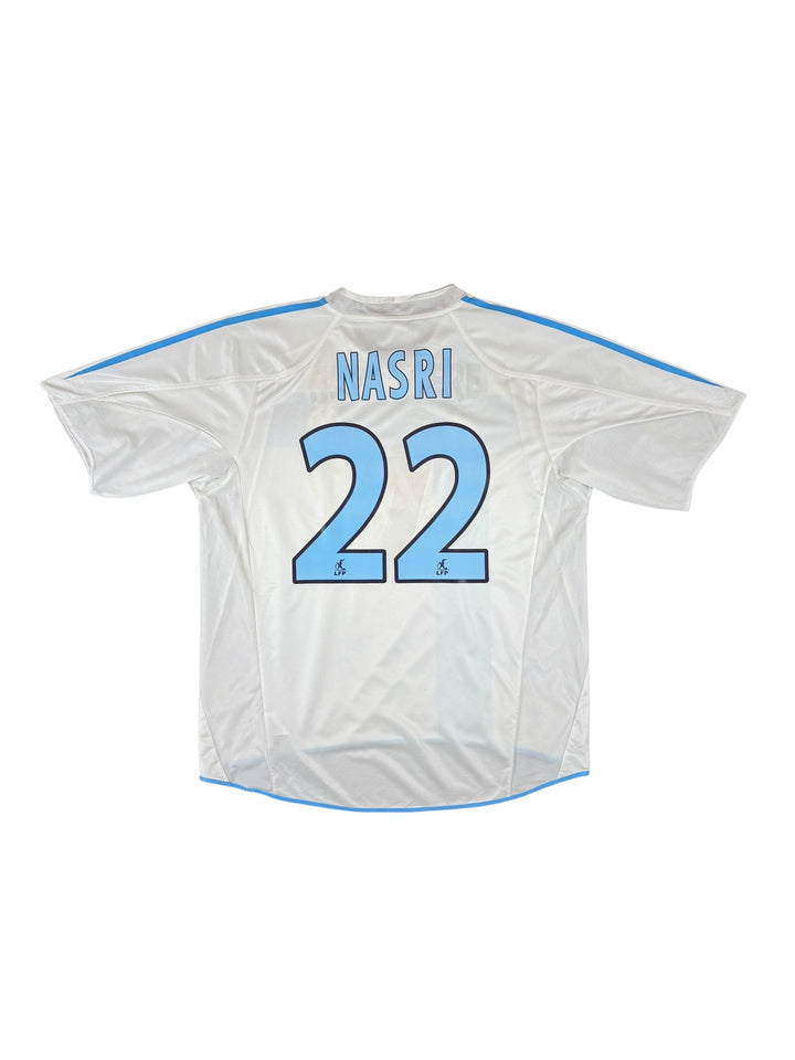2004/05 Marseille Adidas Home Shirt #22 NASRI - 6/10 - (XL)