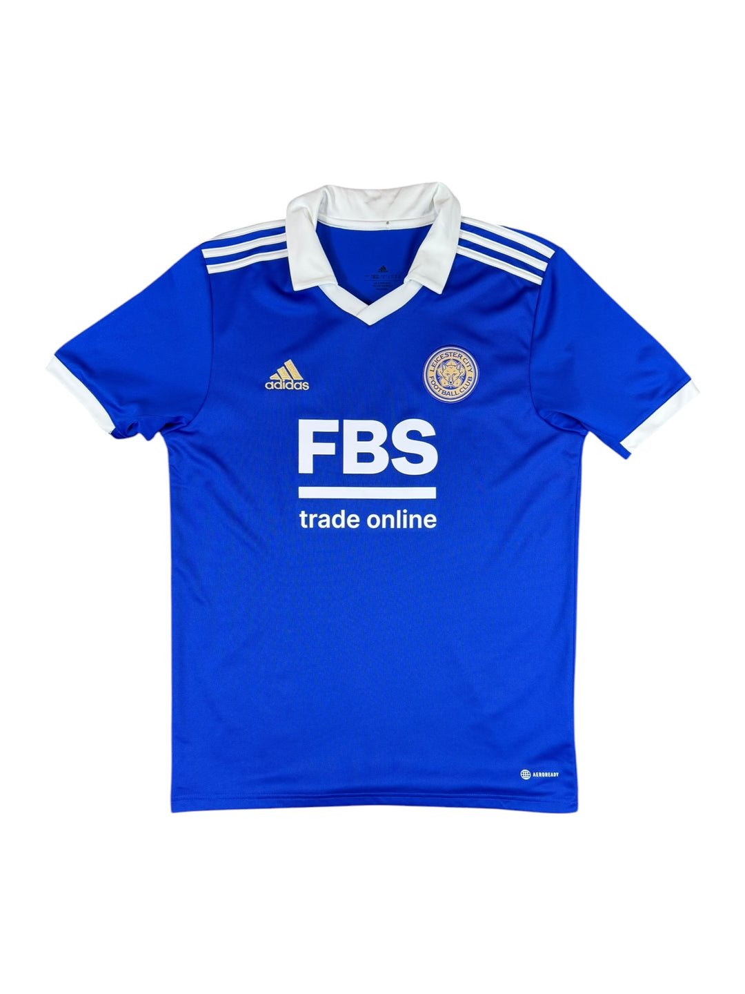 2022/23 Leicester City Adidas Home Football Shirt - 9/10 - (M)