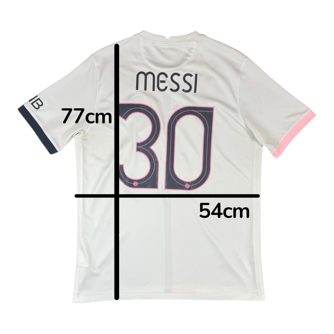 2021-22 Paris Saint-Germain Away Shirt MESSI #30 - 8/10 - (L)