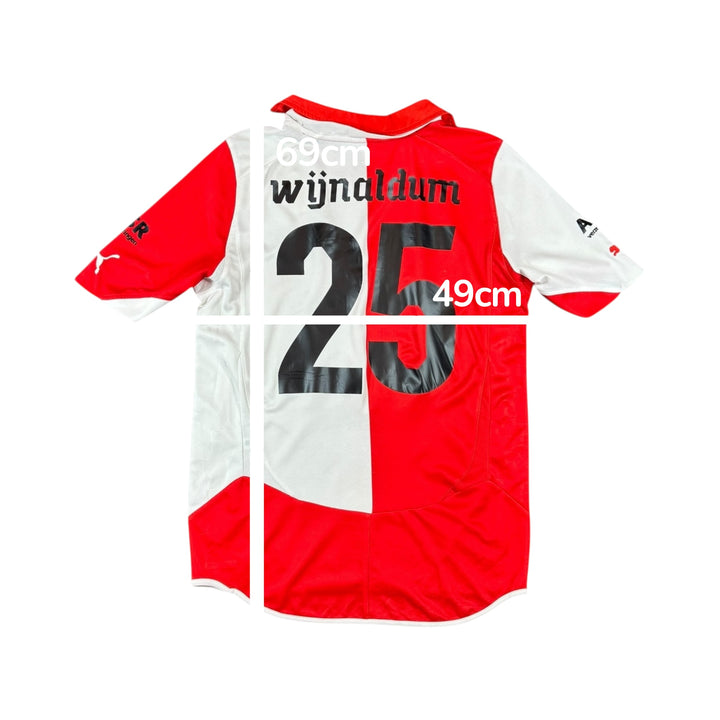 2010-11 Feyenoord Puma Home Shirt #25 WIJNALDUM - 8/10 - (S)