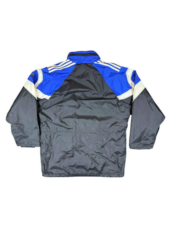 1996/97 Club Brugge Adidas Football Bench Padded Jacket - 8/10 - (M)
