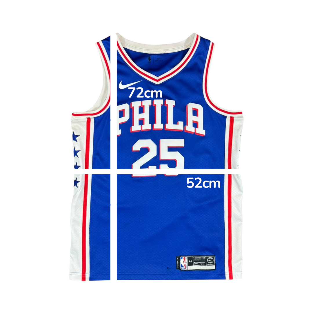 2020 Philadelphia 76ers Nike Home Basketball Jersey #25 SIMMONS - 7/10 - (M)