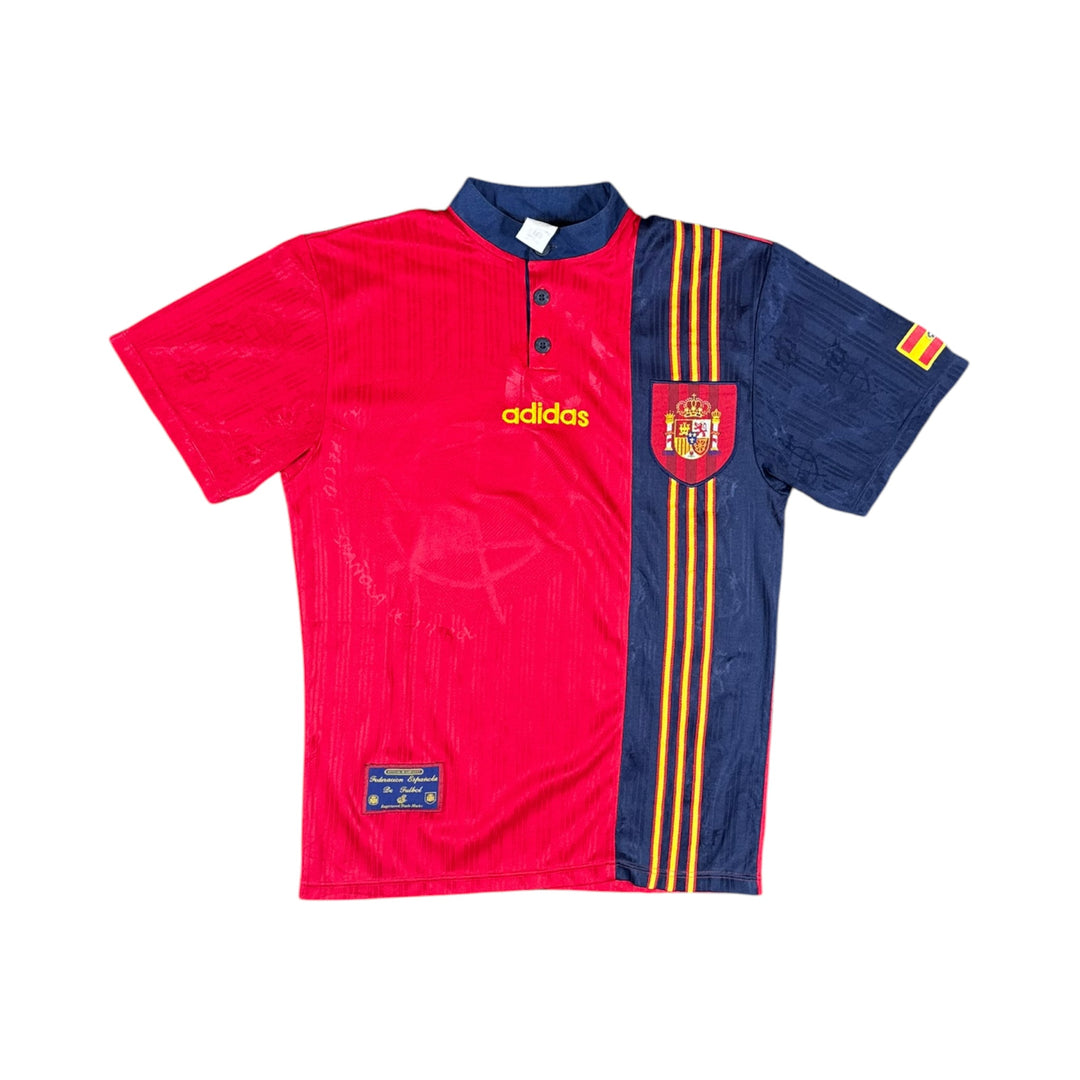 1996-98 Spain Adidas Home Shirt - 10/10 - (S)