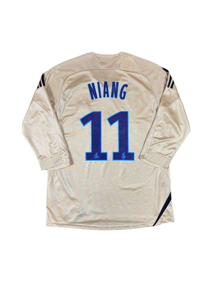 2008/09 Marseille Adidas Third 1/3 Sleeve Football Shirt #11 NIANG - 7/10 - (XL)