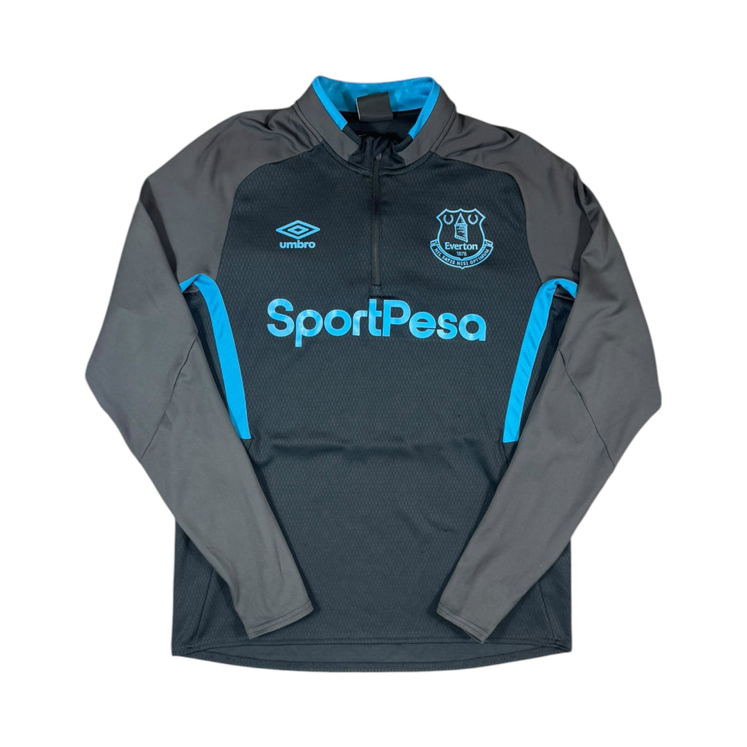 2017-18 Everton 1/4 Zip Training Shirt - 8/10 - (M)