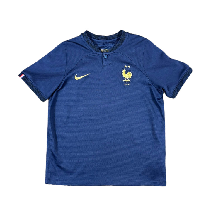 2022-23 France Nike Home Shirt - 9/10 - (7-8 Years)