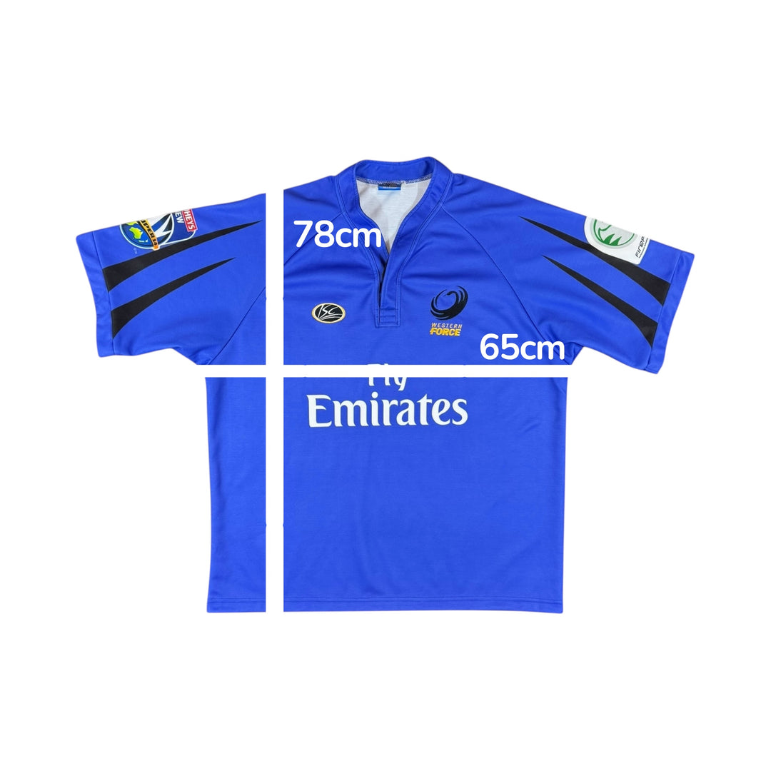 2007 Western Force ISC Rugby Home Shirt - 9/10 - (2XL)