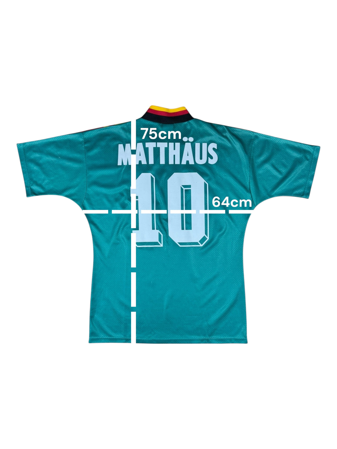 1994 Germany Adidas Away Football Shirt #10 MATTHAUS - 9/10 - (L)
