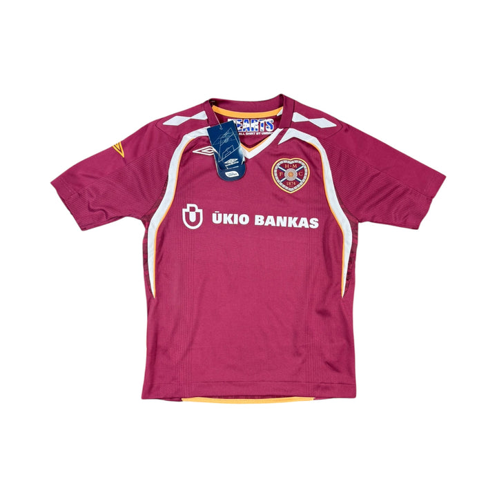 2007-08 Hearts Home Shirt Brand New (9-10 Years)