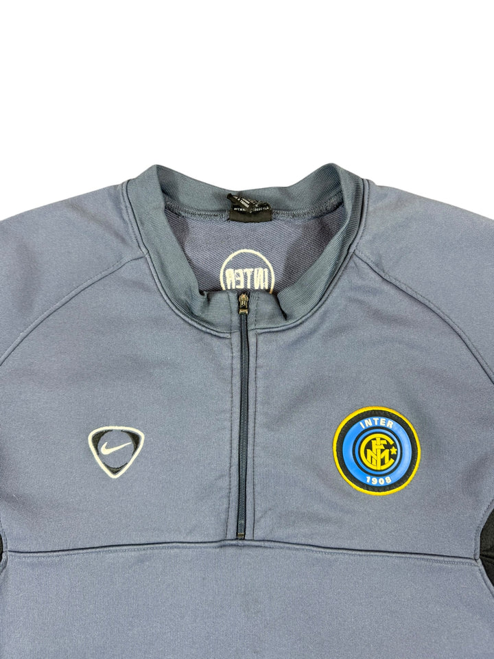 2000/01 Inter Milan Nike 1/4 Zip Sweat Jumper - 7/10 - (M)
