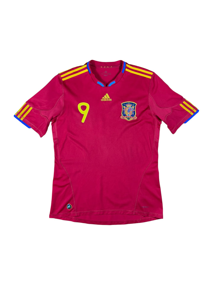 2010/11 Spain Adidas Home Football Shirt #9 TORRES - 9/10 - (L)