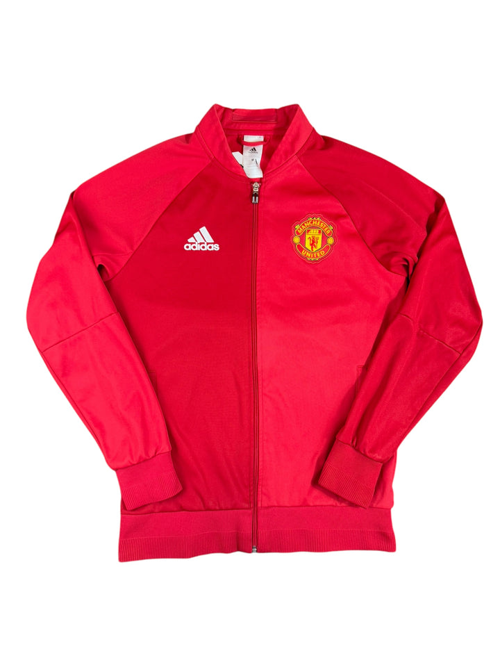 2016/17 Manchester United Adidas Football Track Jacket - 9/10 - (M)