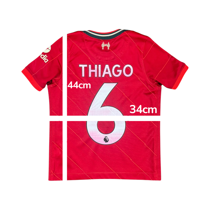 2021-22 Liverpool Nike Home Shirt THIAGO #6- 9/10 - (6-7 Years)