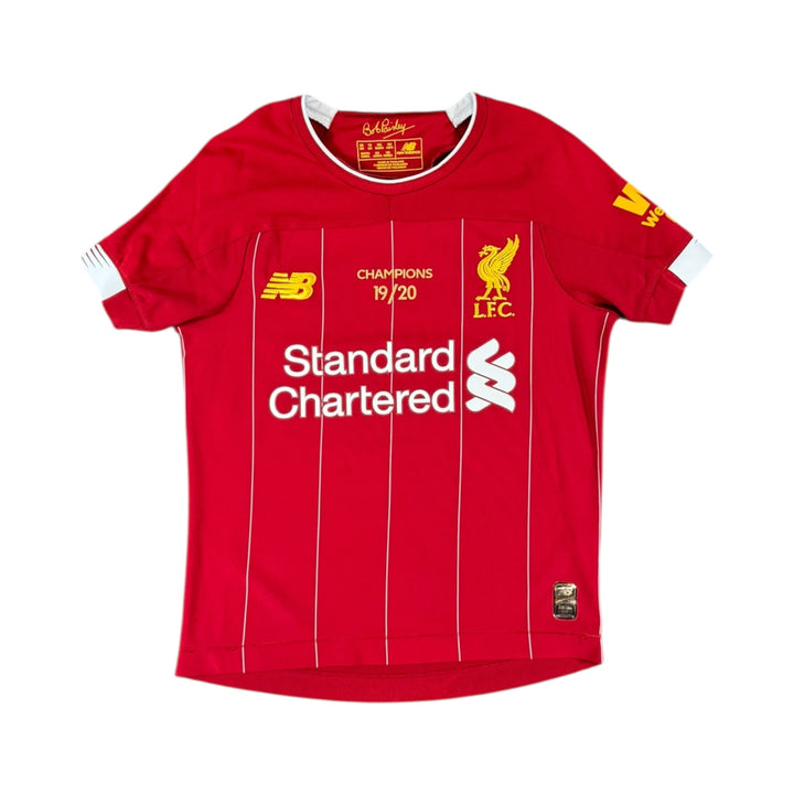 2019-20 Liverpool New Balance Home Shirt #11 M. SALAH - 9/10 - (9-10 Years)
