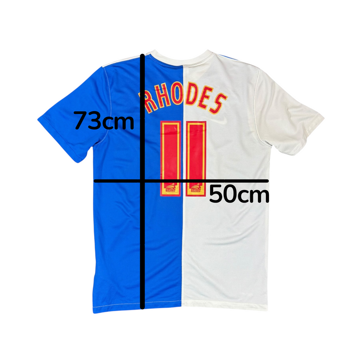 2013-14 Blackburn Nike Home Shirt RHODES #11 - 7/10 - (M)