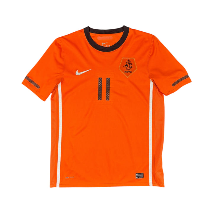 2010-11 Netherlands Nike Home Shirt ROBBEN #11 - 8/10 - (M)