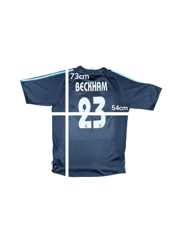 2003-04 Real Madrid Adidas Away Shirt #23 BECKHAM - 9/10 - (M)