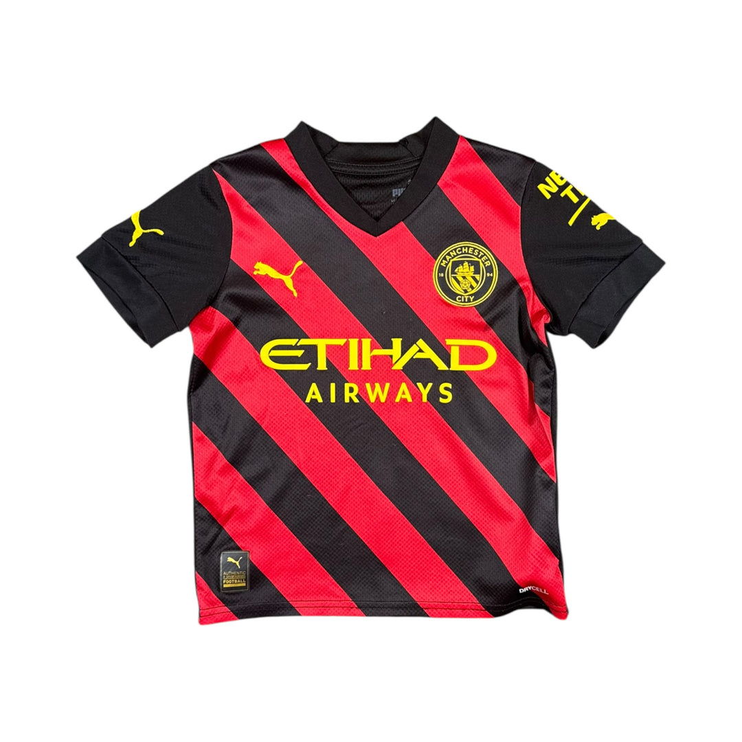2022-23 Manchester City Puma Away Shirt #9 HAALAND - 7/10 - (6-7 Years)