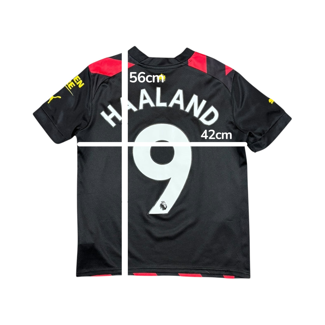 2022-23 Manchester City Puma Away Shirt #9 HAALAND - 7/10 - (11-12 Years)