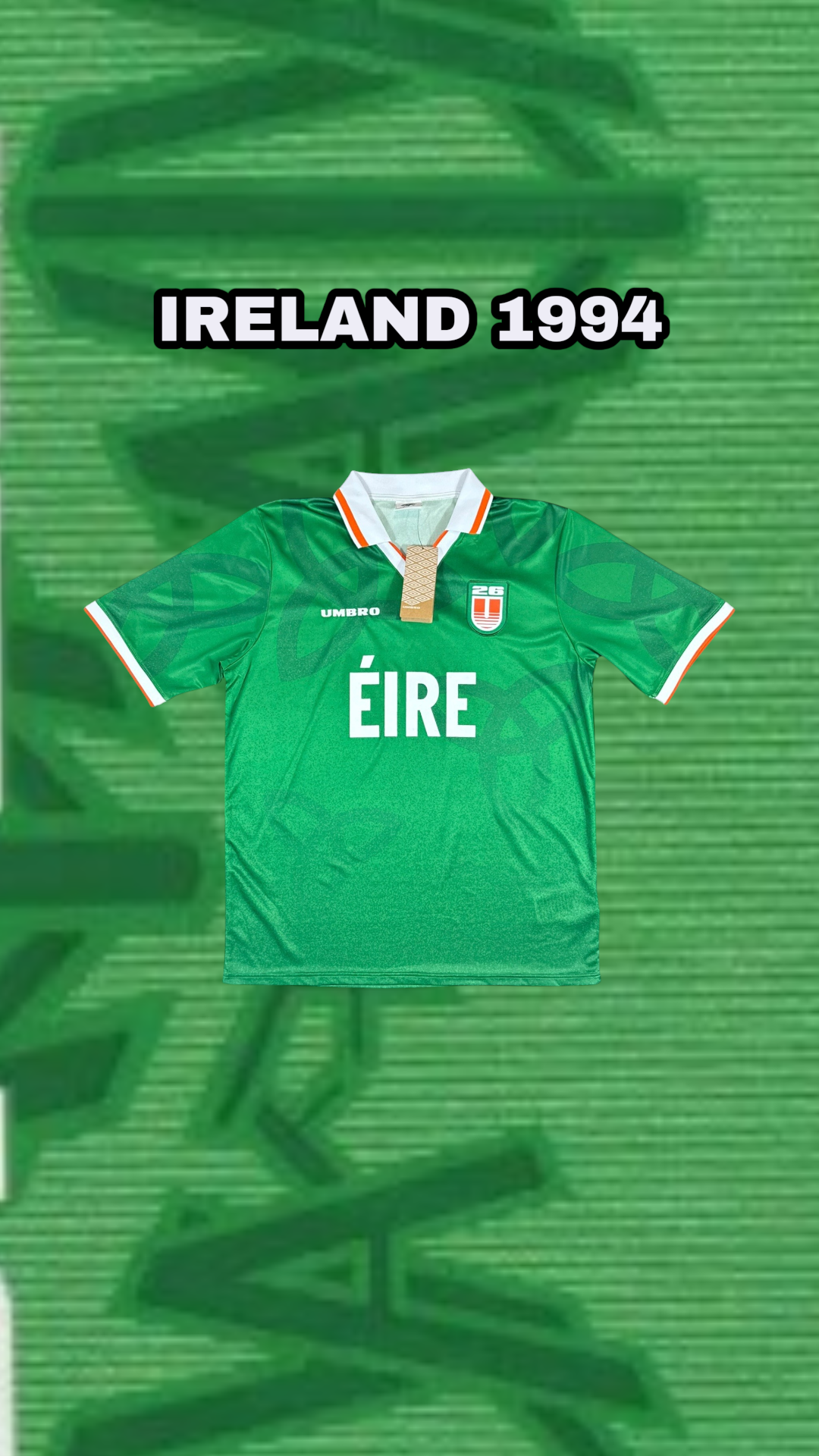 Ireland 1994 Umbro Reissue Shirt