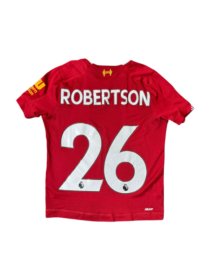 2019/20 Liverpool Home Shirt #26 Robertson - 8/10 - (9-10 Years)