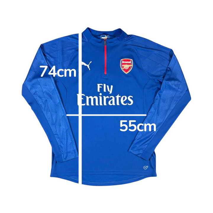 2017-18 Arsenal 1/4 Zip Training Shirt - 7/10 - (M)