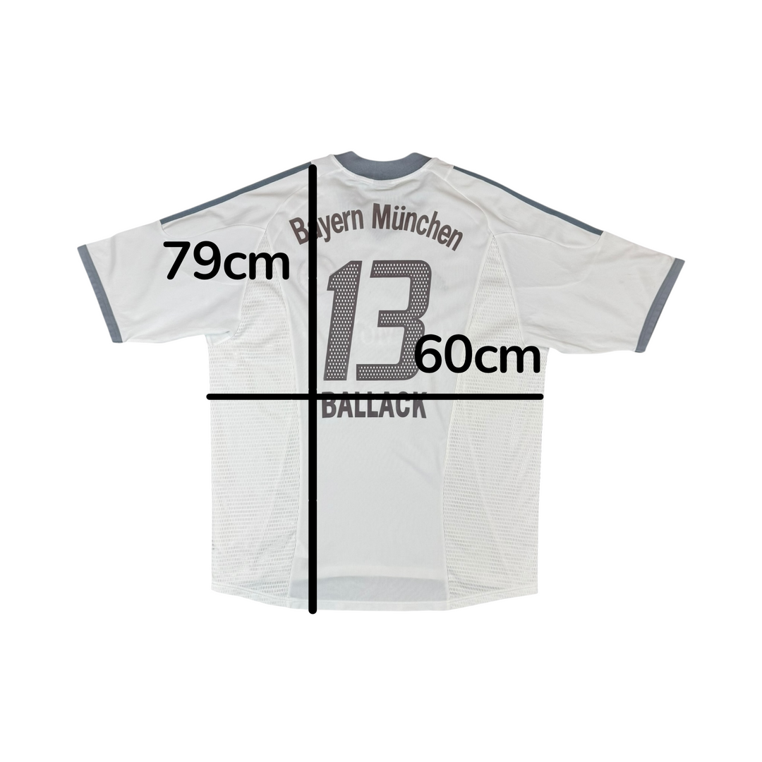 2002-03 Bayern Munich Adidas Away Shirt BALLACK #13 - 7/10 - (XL)