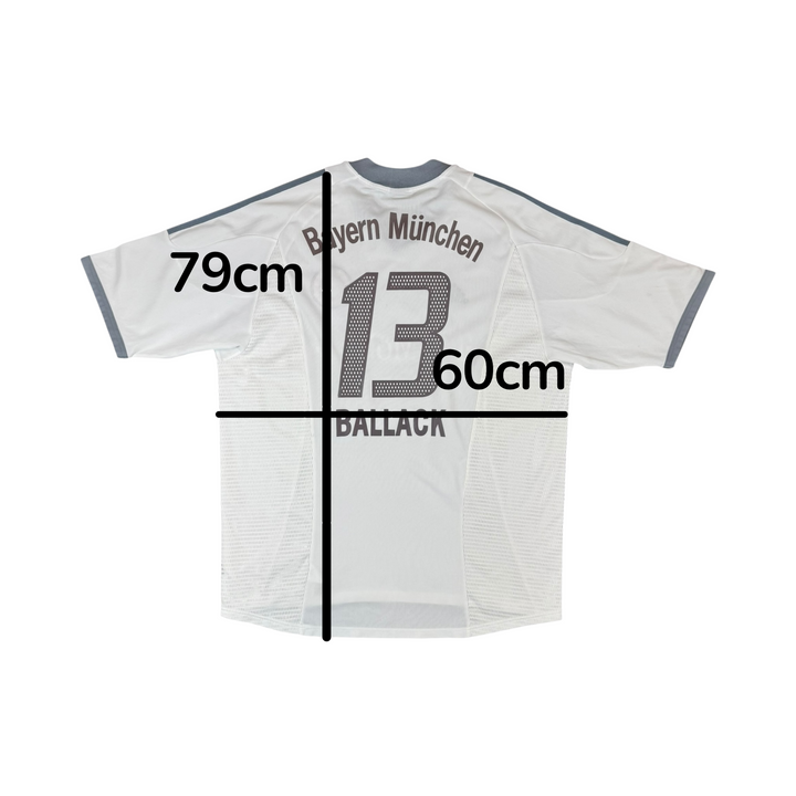 2002-03 Bayern Munich Adidas Away Shirt BALLACK #13 - 7/10 - (XL)