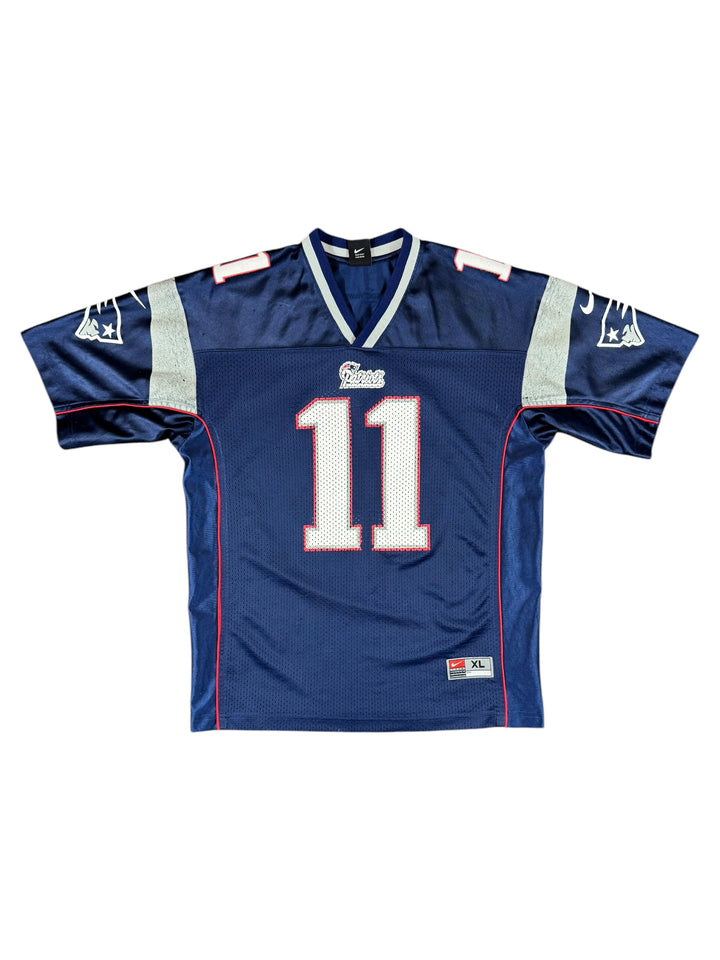 2001 Patriots Nike NFL Jersey #11 BLEDSOE - 6/10 - (XL)