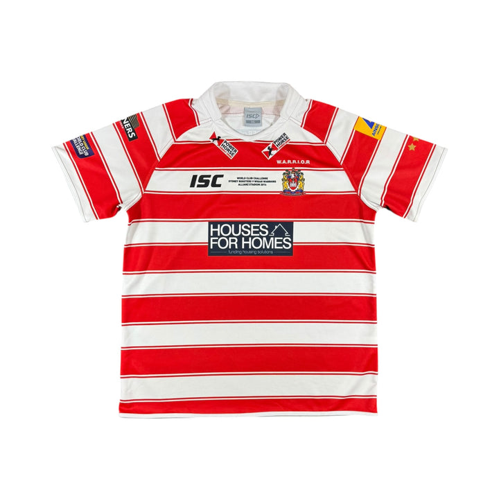 2014 Wigan Warriors ISC Rugby League Shirt #13 LOCKERS - 9/10 - (2XL)