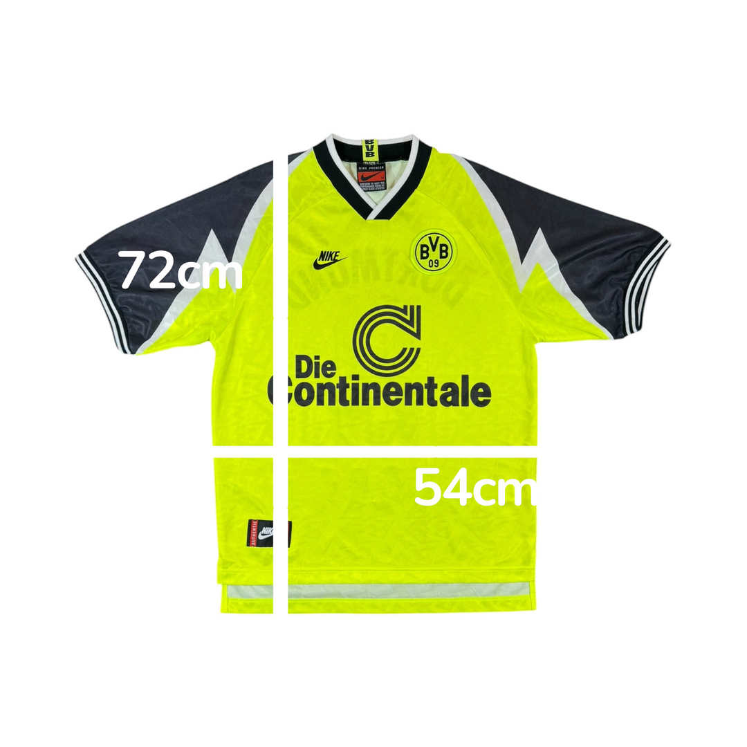 1995-96 Borussia Dortmund Home Shirt ZORC #8 - 10/10 - (M)