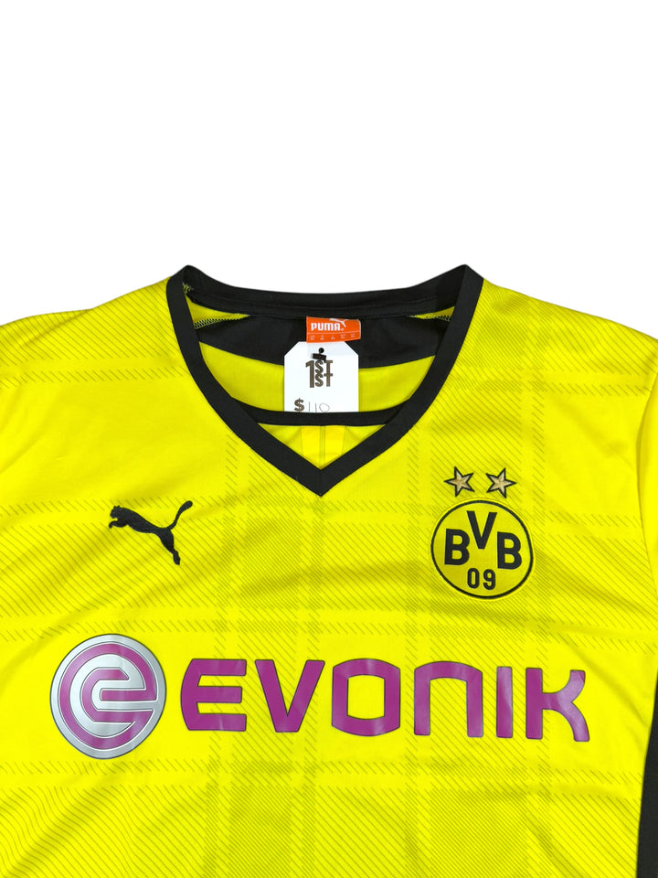 2013/14 Borussia Dortmund Puma Home Football Shirt #19 Grobkreutz - 7/10 - (XL)