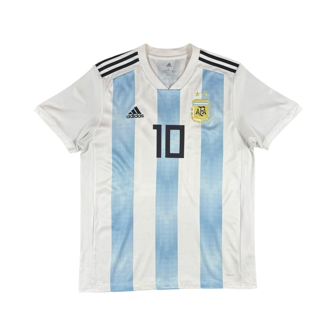 2018-19 Argentina Adidas Home Shirt #10 MESSI - 7/10 - (L)