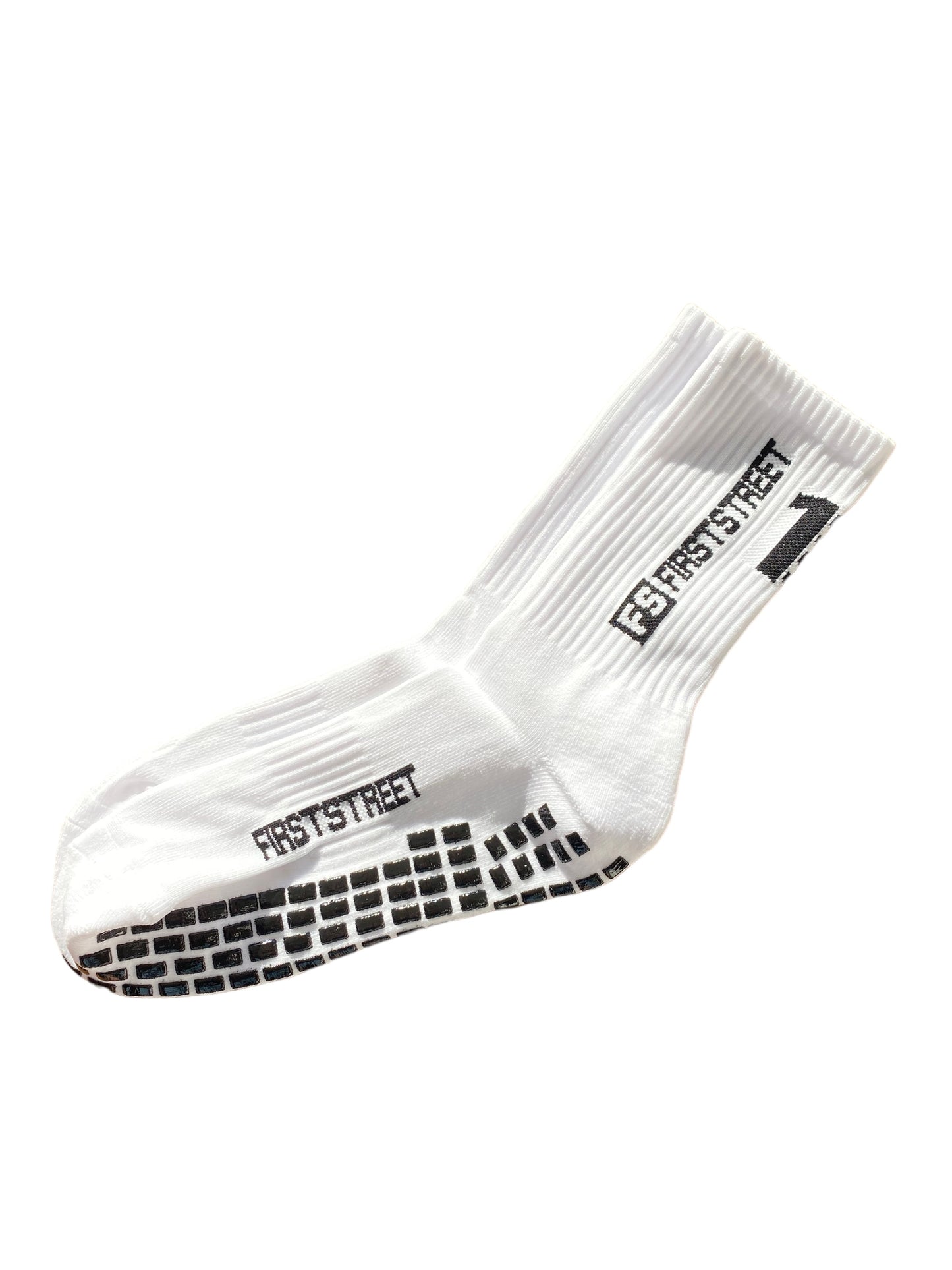 White First Street Grip Socks