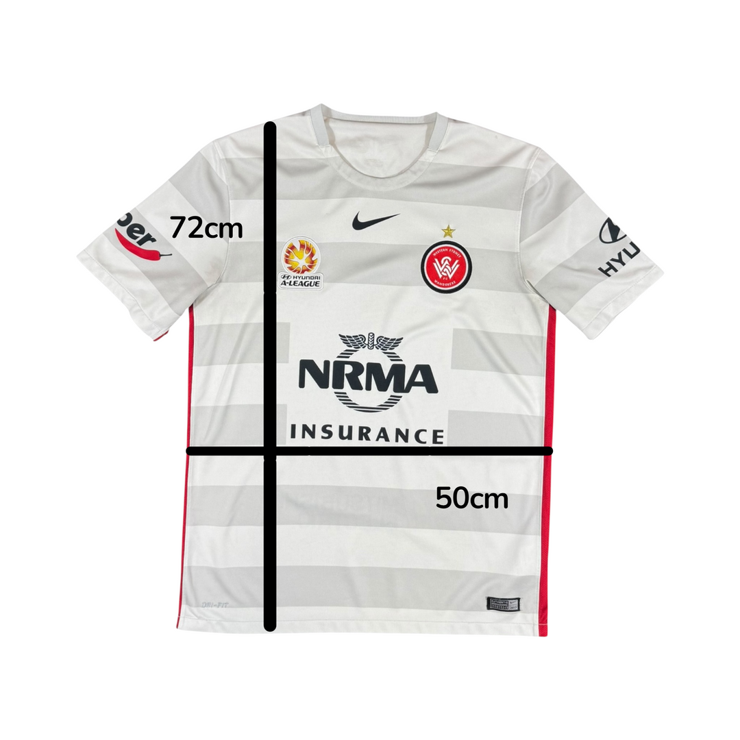 2015-16 Western Sydney Nike Away Shirt - 7/10 - (L)