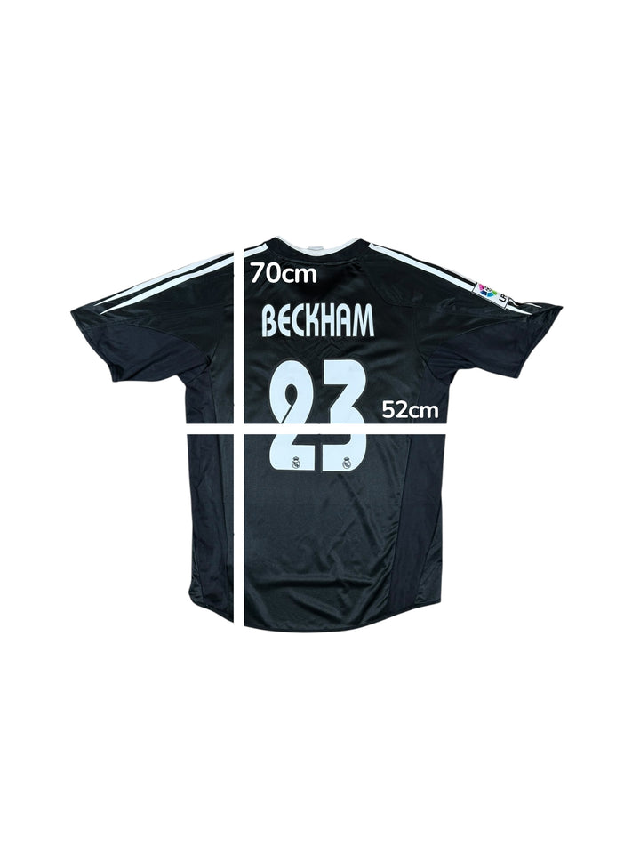 2004-05 Real Madrid Adidas Away Shirt #24 BECKHAM - 9/10 - (S)